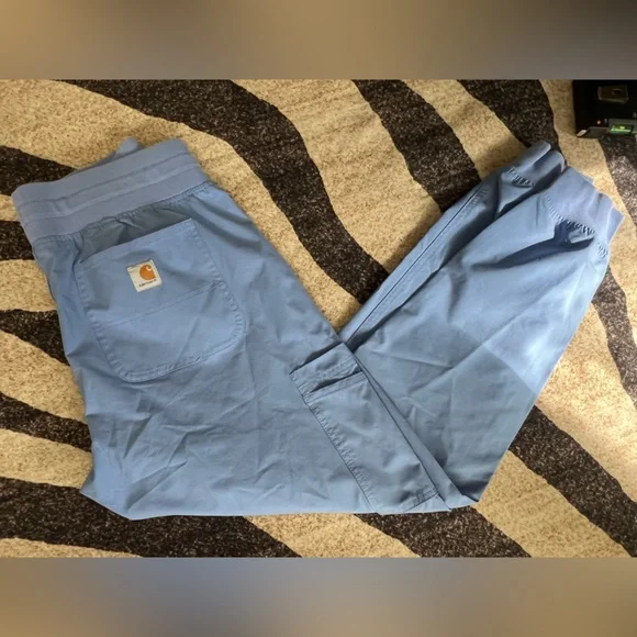 Carhartt Women's Force Essentials Periwinke Jogger Scrub Pants NWOT - Picture 3 of 8
